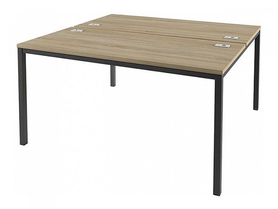 Мебель для персонала Инновация I-42 Стол-тандем металлокаркас (2 места)