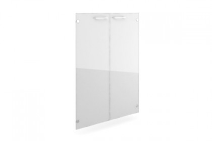 Офисная мебель Alba AL-4.3 Двери средние стеклянные прозрачные + фурнитура