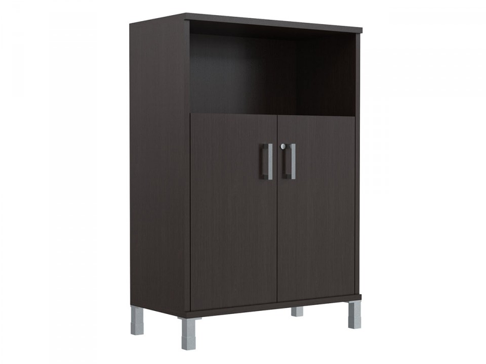 Кабинет руководителя BORN Шкаф для документов двери ДСП с замком +ниша 420-821-1