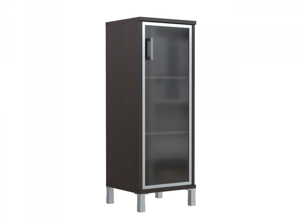 Кабинет руководителя BORN Шкаф для документов левый, дверь в алюминиевой раме 421-817