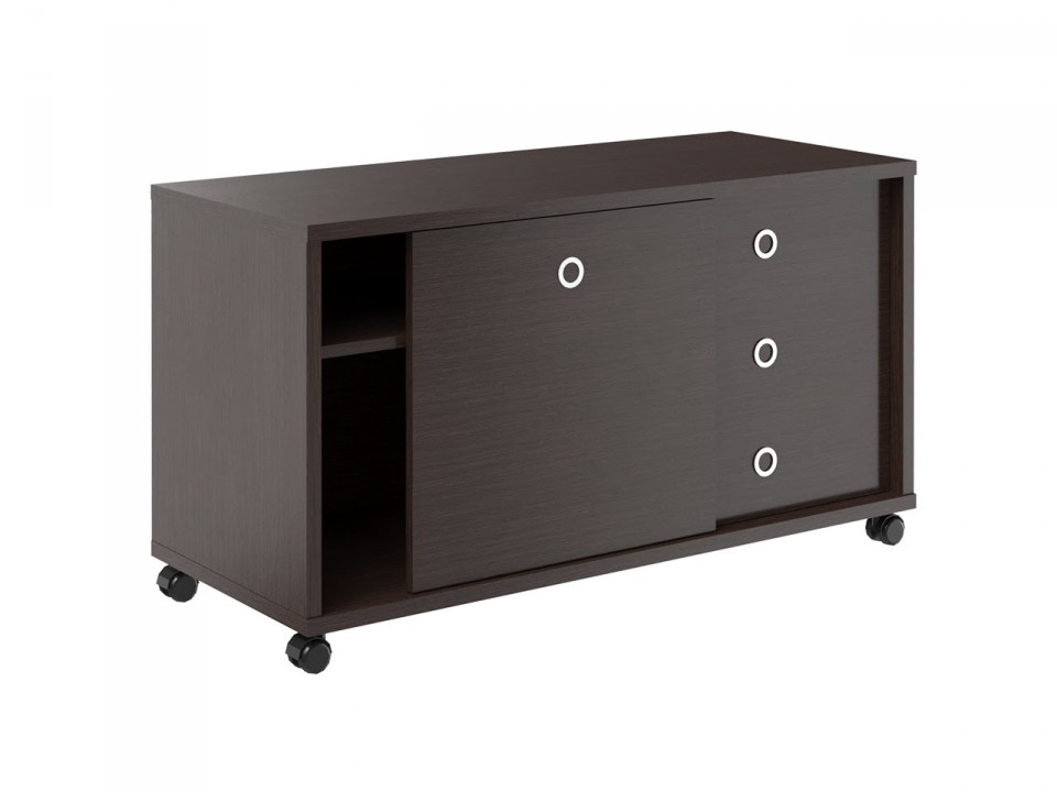 Кабинет руководителя BORN Тумба выкатная 3 ящика без замка + дверь-купе из ДСП 202-550