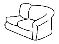 Офисный диван Унисон Диван 2-х местный с механизмом с 1 подлокотником Левый 0.111(Л)-R